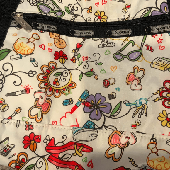 Lesportsac Handbag Shoulder Bag All Over Pattern - Picture 8 of 10
